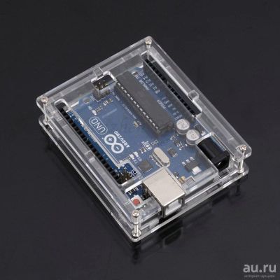 Лот: 10320731. Фото: 1. Корпус для Arduino UNO прозрачный... Микроконтроллеры
