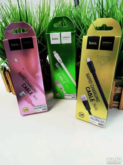 Лот: 13707859. Фото: 1. Кабель USB Micro USB X9 1M плоский... Дата-кабели, переходники