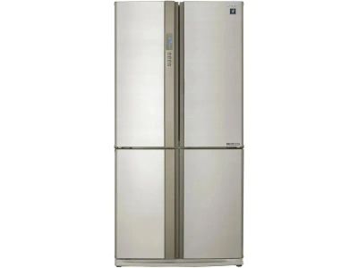 Лот: 25029477. Фото: 1. Холодильник Sharp SJ-EX93PBE бежевый. Холодильники, морозильные камеры