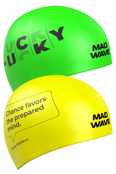 Лот: 25072282. Фото: 1. Силиконовая шапочка Mad Wave Lucky... Плавание