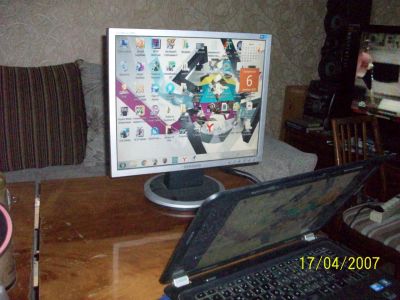 Лот: 6593295. Фото: 1. Монитор Samsung GH19LS (2007 год... ЖК-мониторы
