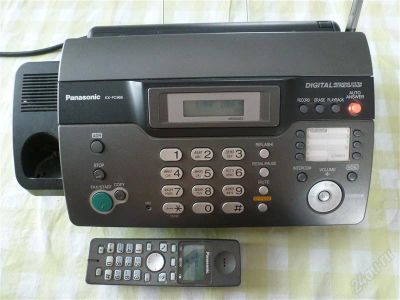 Лот: 2784283. Фото: 1. Телефон - факс Panasonic KX-FC966. Факсы, автоответчики