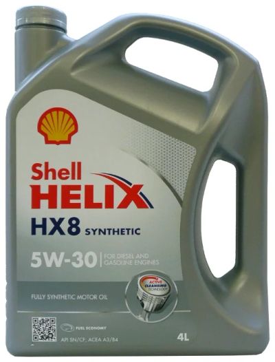 Лот: 8036423. Фото: 1. Shell HELIX HX8 5W30 (c) 4 л. Масла, жидкости
