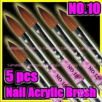 Лот: 577496. Фото: 1. Кисть для акрила №10.*. Другое (маникюр и педикюр)