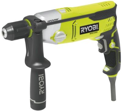 Лот: 6444770. Фото: 1. Дрель ударная RYOBI RPD1200K 5133002067... Электроинструмент