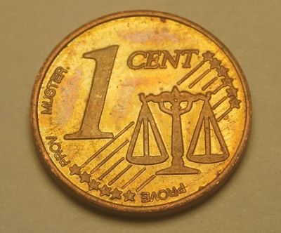 Лот: 4350164. Фото: 1. Мальта.1 цент 2004 г.Пробная... Европа
