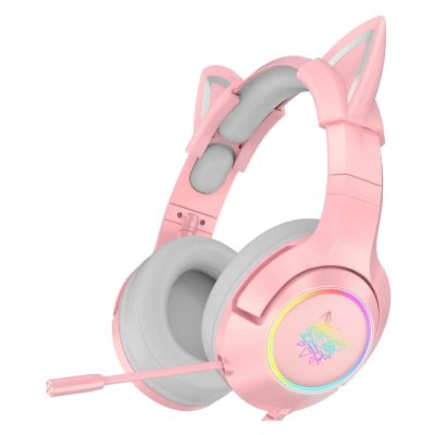 Лот: 24442014. Фото: 1. Игровые наушники Onikuma Pink... Наушники, гарнитуры