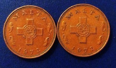 Лот: 19665747. Фото: 1. Мальта 1 цент 1972 KM# 8. Европа