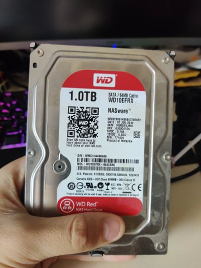 Лот: 17584266. Фото: 1. Wd red 1tb. Жёсткие диски (HDD)
