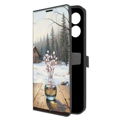 Лот: 25383056. Фото: 1. Чехол Krutoff Eco Book "Верба... Чехлы, бамперы