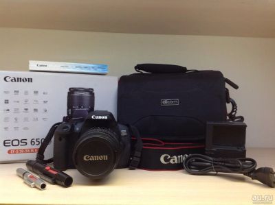 Лот: 13658199. Фото: 1. Зеркальный фотоаппарат Canon EOS... Цифровые зеркальные