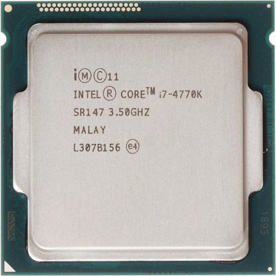 Лот: 11084431. Фото: 1. Процессор Intel Core i7 4770K... Процессоры
