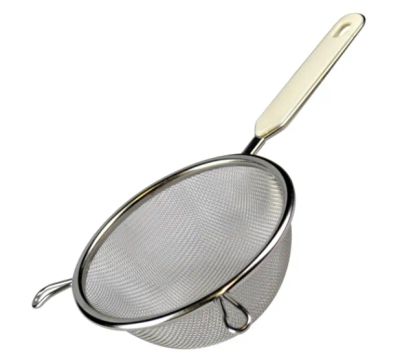 Лот: 24075475. Фото: 1. Сито металлическое, с пластиковой... Кухонные аксессуары