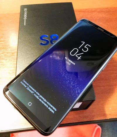 Лот: 11338882. Фото: 1. Samsung Galaxy S8 Black Новый... Смартфоны