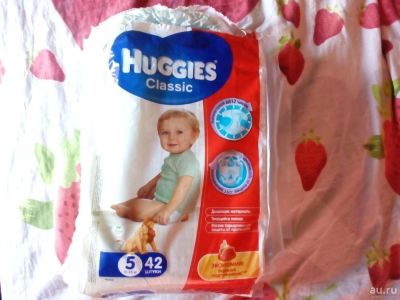 Лот: 10249573. Фото: 1. Памперсы huggies classic 5(11-25кг... Детская гигиена