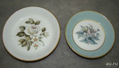 Лот: 17817382. Фото: 1. Royal Worcester блюдечки винтажные... Фарфор, керамика