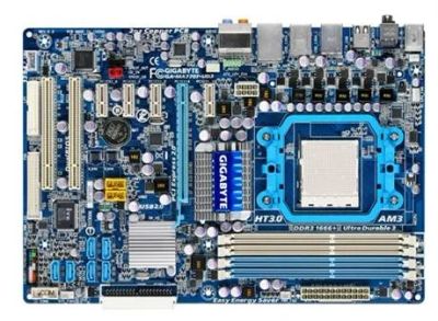 Лот: 9892612. Фото: 1. Материнская Плата Gigabyte Ga-ma770-ud3... Материнские платы