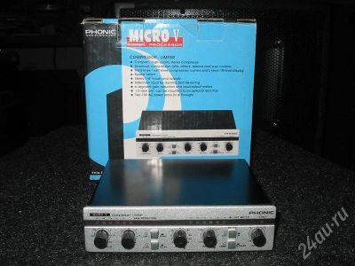 Лот: 344266. Фото: 1. PHONIC Micro V.Компрессор-лимитер... Микшеры, предусилители, микрофонные эффекты