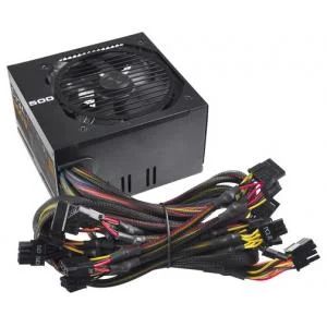 Лот: 6070318. Фото: 1. Блок питания EVGA 500 W1 80+ 500... Корпуса, блоки питания