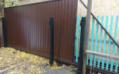Лот: 21096210. Фото: 1. Откатные ворота. Ворота, заборы, шлагбаумы
