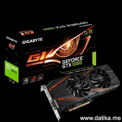 Лот: 9869274. Фото: 1. Видеокарта Gigabyte GTX-1060 6gb. Видеокарты