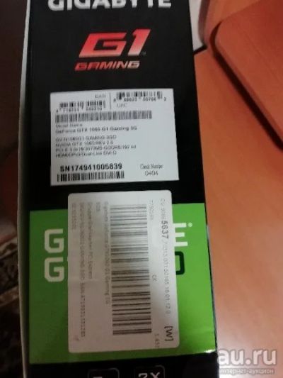 Лот: 13623843. Фото: 1. GTX 1060 G1 Gaming 3gb. Видеокарты