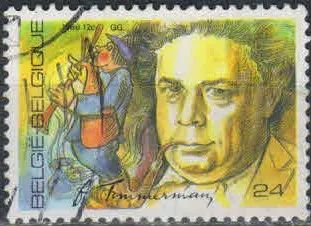 Лот: 20256691. Фото: 1. 1986. Бельгия. Известные Личности... Марки