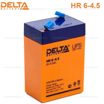 Лот: 9343026. Фото: 1. аккумулятор delta HR 6-4.5 6V... Аккумуляторы