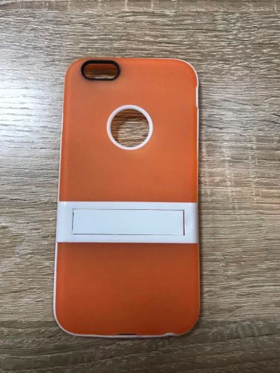 Лот: 9893877. Фото: 1. Чехол Iphone 6/6S Оранжевый. Чехлы, бамперы