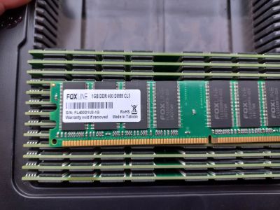 Лот: 22467647. Фото: 1. Foxline 1gb ddr 400. Оперативная память