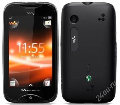 Лот: 2093344. Фото: 1. Sony Ericsson WT13i black green. Кнопочные мобильные телефоны