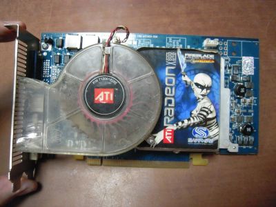 Лот: 9703277. Фото: 1. Видеокарта PCI-E Radeon X800 с... Видеокарты