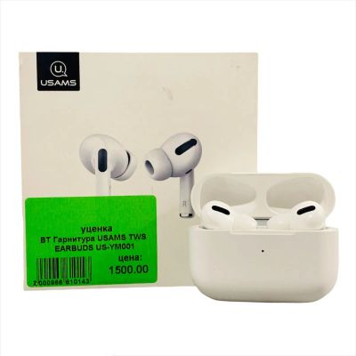 Лот: 22146995. Фото: 1. BT Гарнитура USAMS TWS EARBUDS... Наушники, гарнитуры