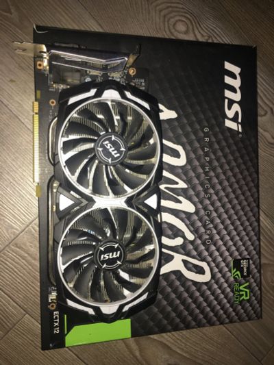 Лот: 15403350. Фото: 1. Видеокарта MSI GTX1060 ARMOR 6gb. Видеокарты