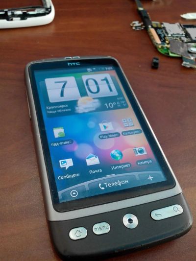 Лот: 3235427. Фото: 1. HTC Desire brown (серия A8181... Смартфоны