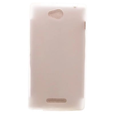 Лот: 11074480. Фото: 1. Чехол Sony Xperia C (white) C2305. Чехлы, бамперы