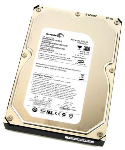 Лот: 5045325. Фото: 1. Seagate barracuda 7200.10 ( 500gb... Жёсткие диски (HDD)