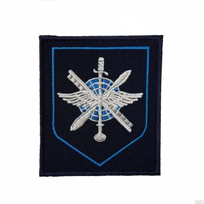 Лот: 13598912. Фото: 1. Шеврон вышит. ПОЛКОВОЙ ВВС синий... Нашивки, шевроны, погоны