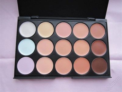Лот: 2257154. Фото: 1. Палетка кремообразных корректоров-консилеров... Макияж
