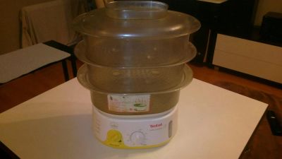 Лот: 6666291. Фото: 1. Пароварка Tefal VC 1027 Simply... Кухонная