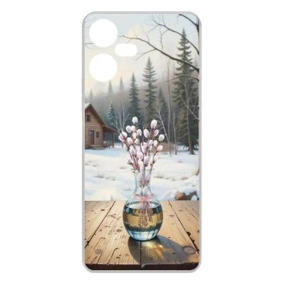 Лот: 25134779. Фото: 1. Чехол Krutoff Clear Case "Верба... Чехлы, бамперы