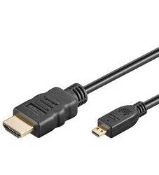 Лот: 6589653. Фото: 1. Кабель HDMI-microHDMI 1.5м 12118. Шлейфы, кабели, переходники