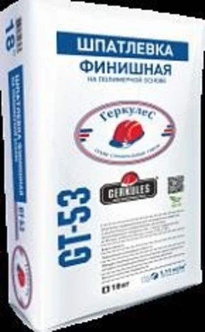 Лот: 9757746. Фото: 1. Шпатлевка Финишная 18кг Геркулес... Смеси, шпатлевки, цемент