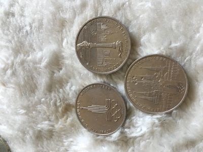 Лот: 11827221. Фото: 1. Монеты.(3шт).1977-1980г. Наборы монет