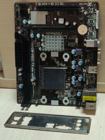 Лот: 19454335. Фото: 1. Мат. плата ASRock 960GM-VGS3 FX... Материнские платы