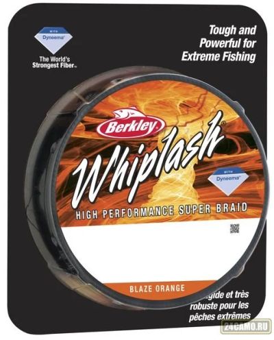 Лот: 13029002. Фото: 1. Леска плетеная BERKLEY "WHIPLASH... Леска, блесны, крючки, мормышки