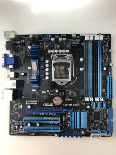 Лот: 23059551. Фото: 1. MB ASUS P7H55-M Pro (iH55). Материнские платы