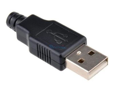 Лот: 11031976. Фото: 1. Разъём USB 2.0 папа, разборный. Разъёмы