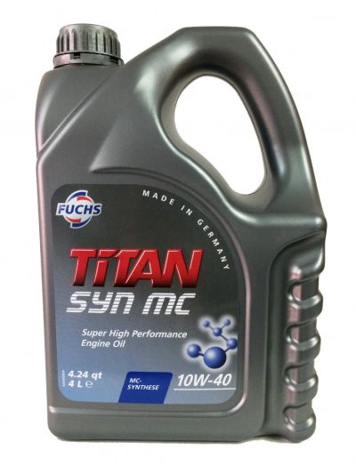 Лот: 14493506. Фото: 1. FUCHS TITAN SYN MC 10W-40 4l. Масла, жидкости