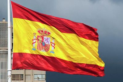 Лот: 11719328. Фото: 1. Флаг Испании 150 на 90 см. Флаги, гербы
